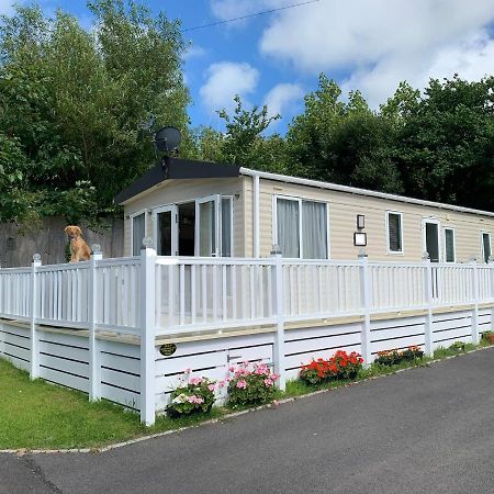 Molly's Retreat: Pet-Friendly Caravan with Garden at Newquay Bay Resort Exterior photo